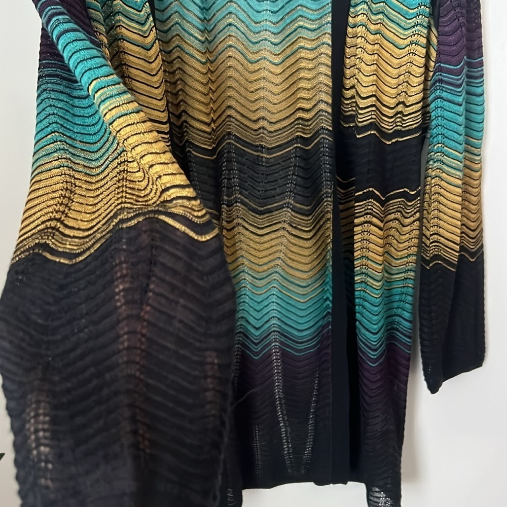 Missoni chevron stripe cardigan sweater - Picture 10 of 12